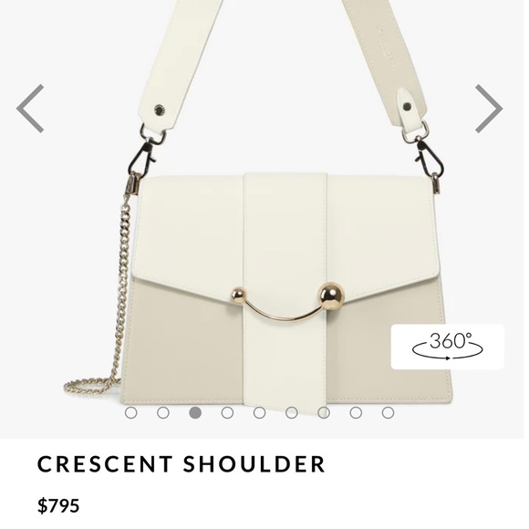 Strathberry Crescent shoulder leather bag - Picture 5 of 13